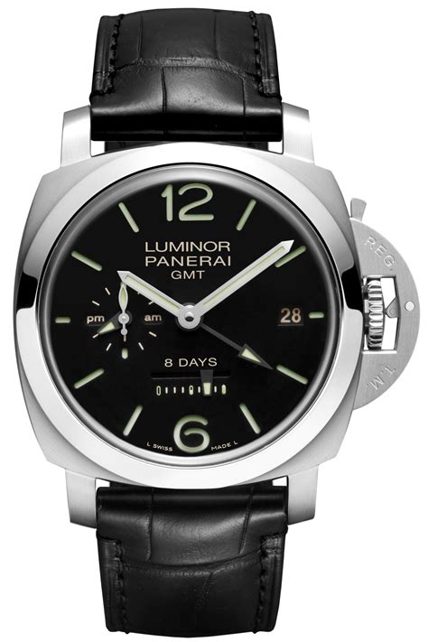 panerai luminor 8 days gmt 44mm pam00233 review|panerai luminor chrono daylight 44mm.